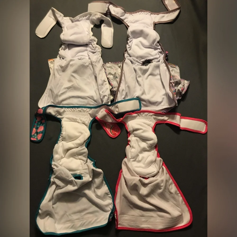 NEW Bundle of 7 Reusable Female Dog Diapers